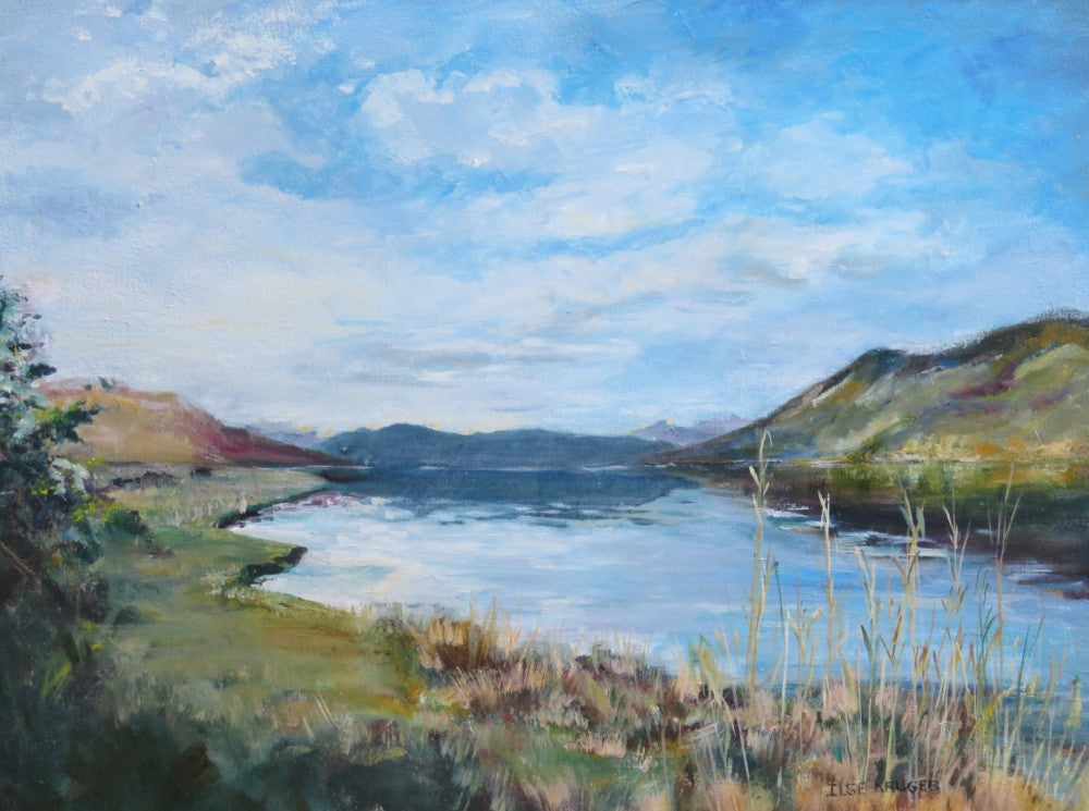 Tranquil Lakeside Scene