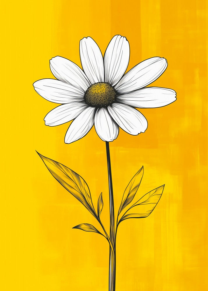 Immergrüne Grafische Blumen