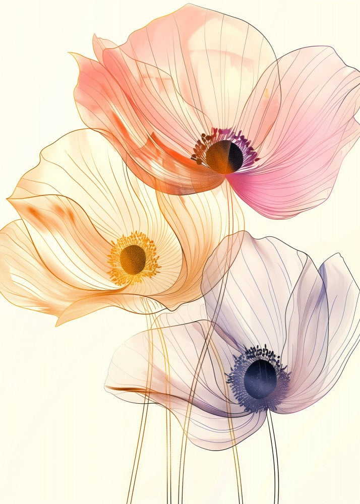 Delicate Floral Artwork