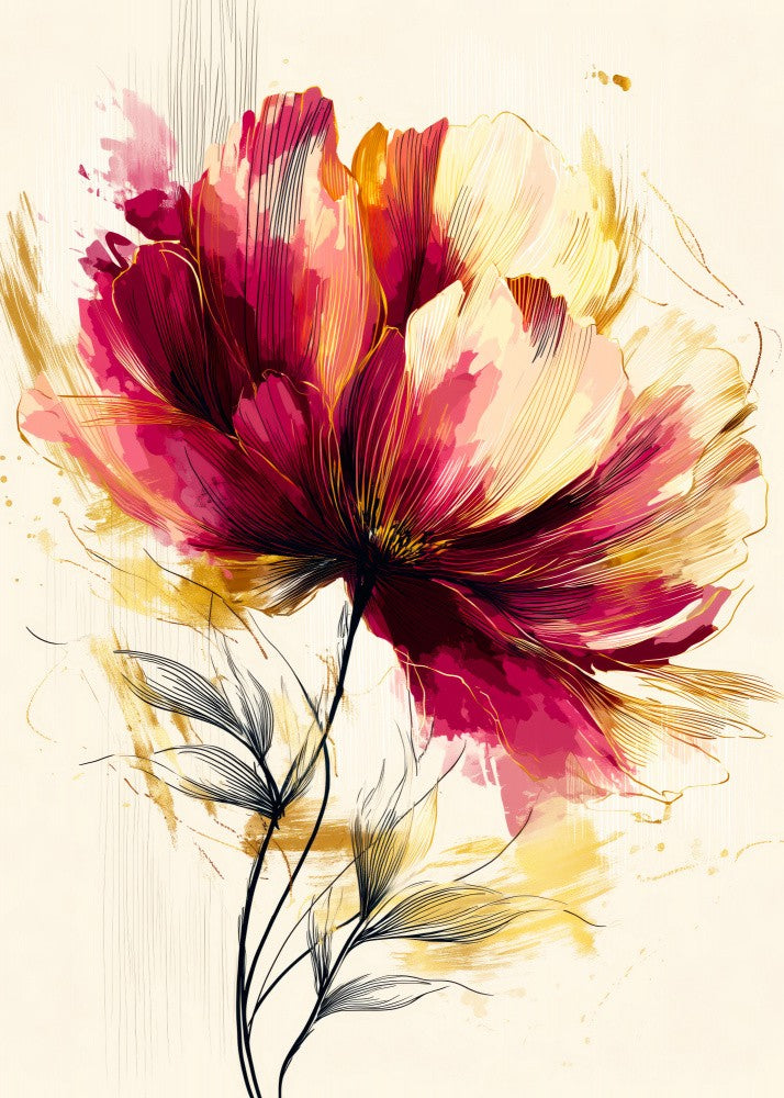 Evergreen Graphic Floral