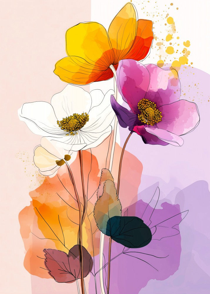 Evergreen Graphic Floral