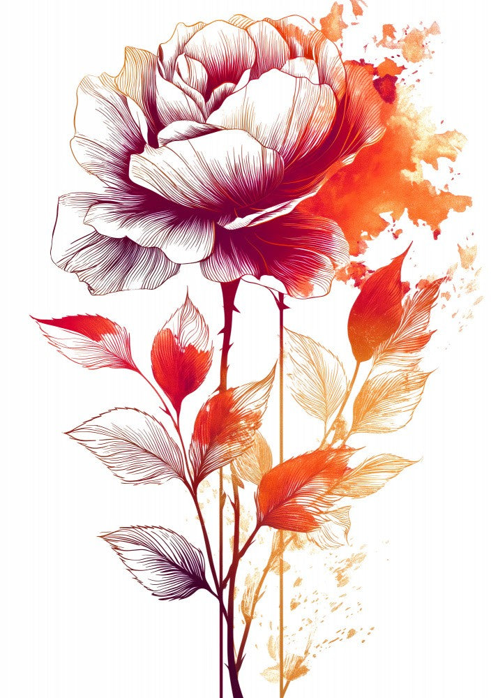Evergreen Graphic Floral