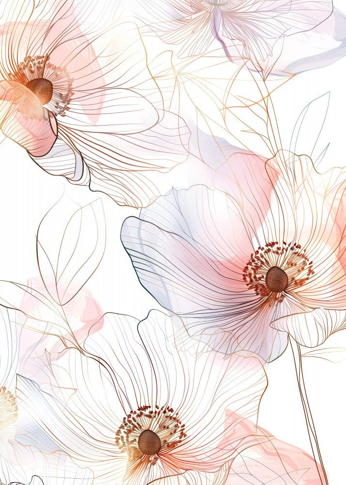 Flowers In Soft Pastels
