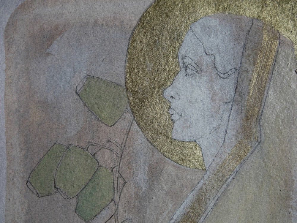 Woman With A Golden Halo