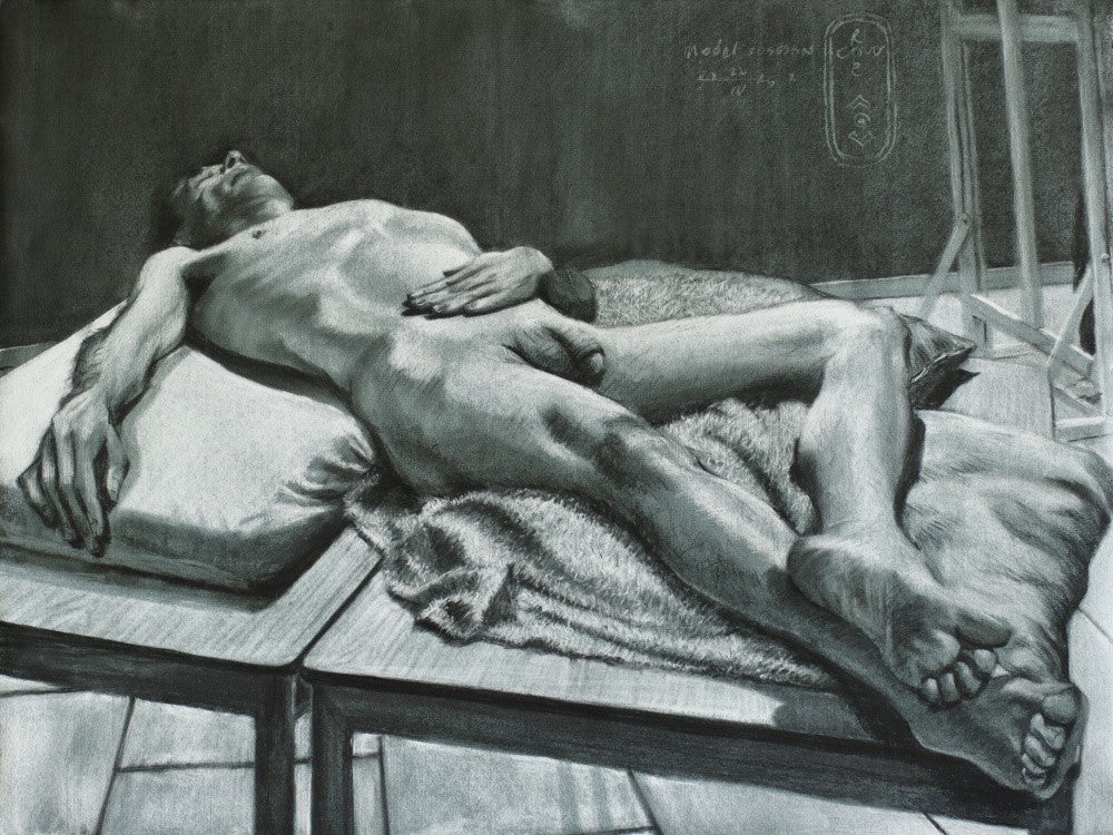 Realistic Charcoal Drawing