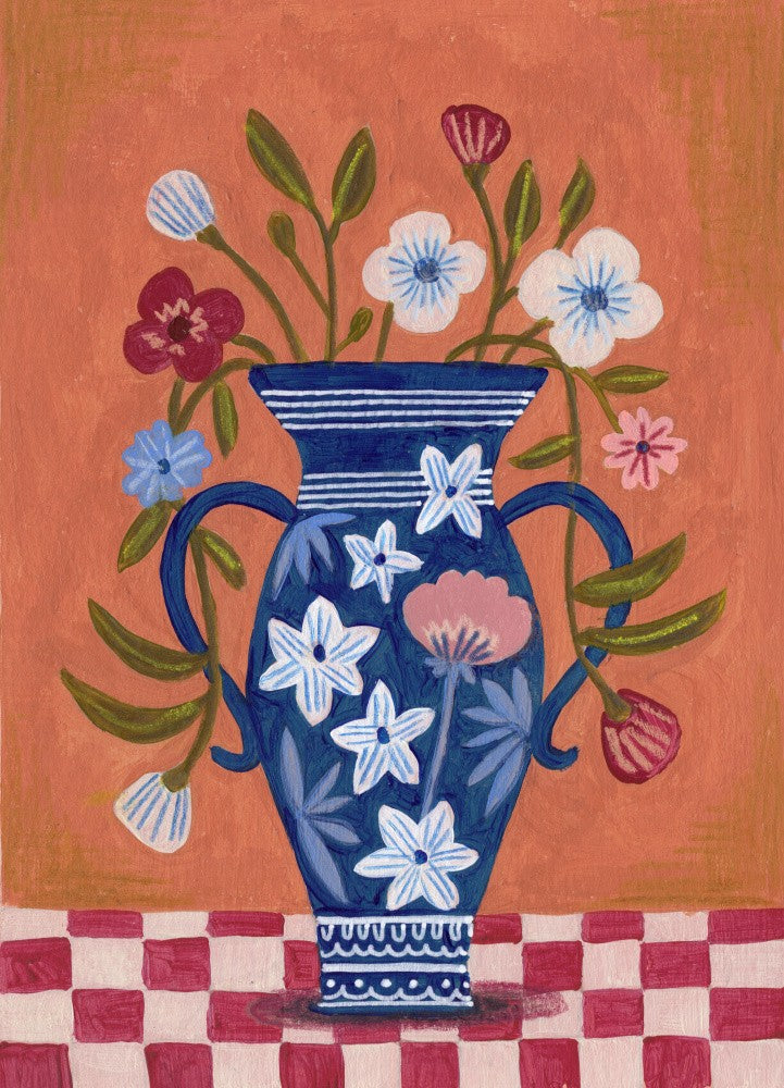 Vase Wild Flowers Bouquet