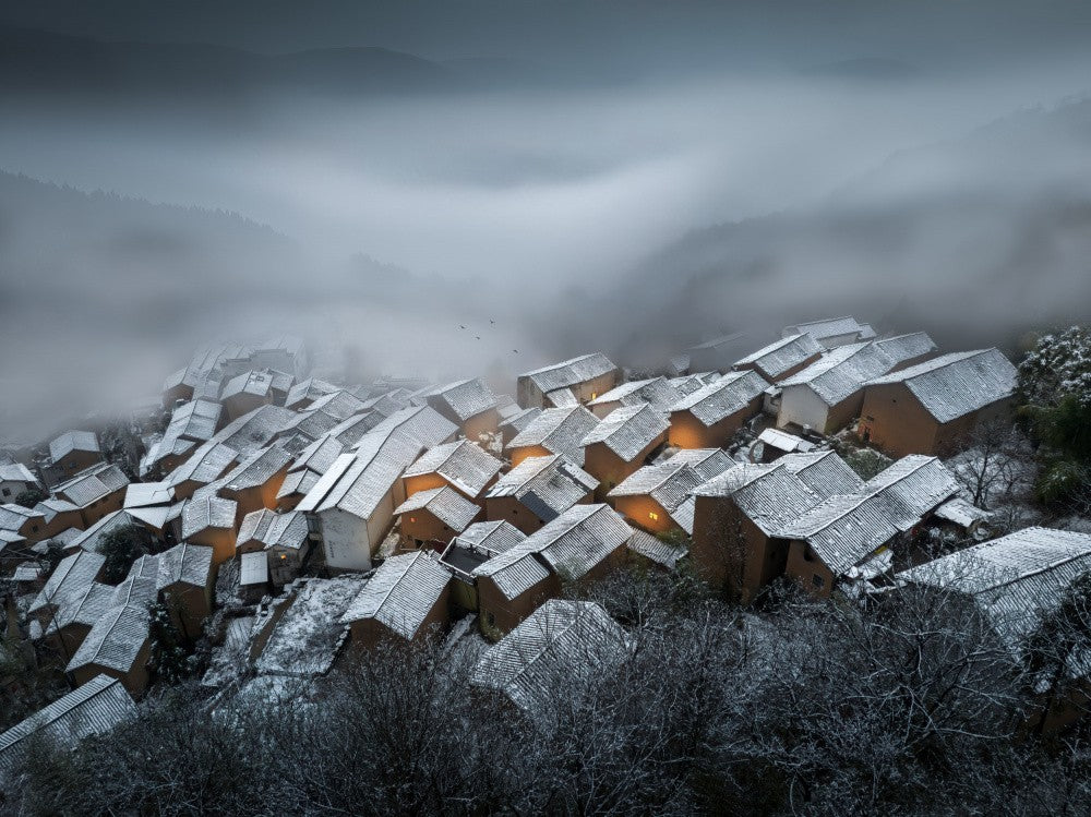 After snow