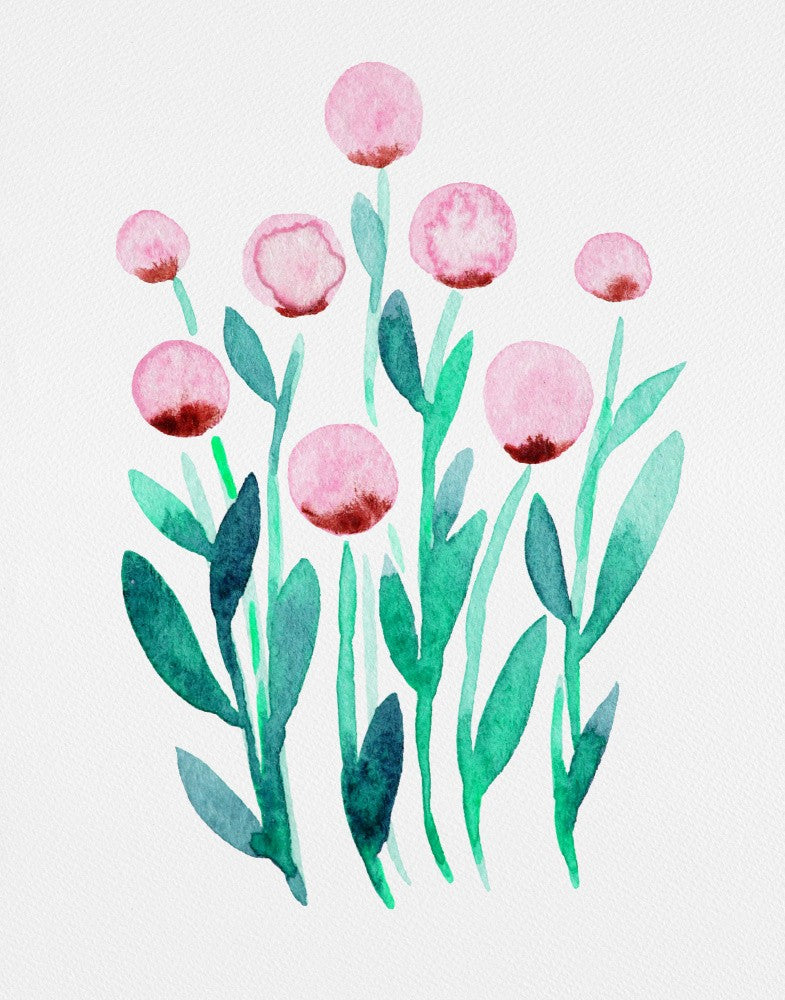 Simple Dot Flowers