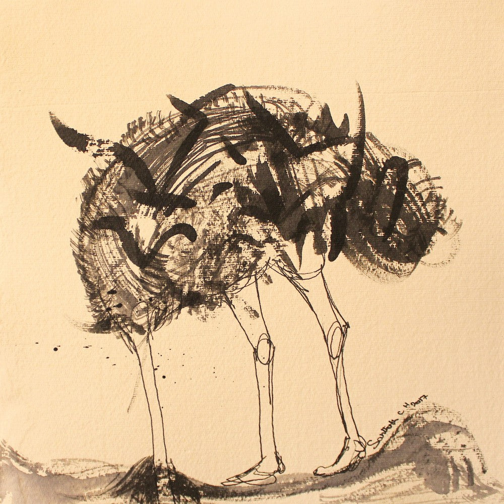 Abstract Ostrich