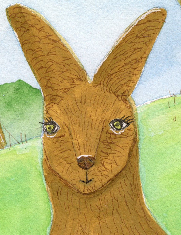 Kangaroo Wallaby Face Nursery Room