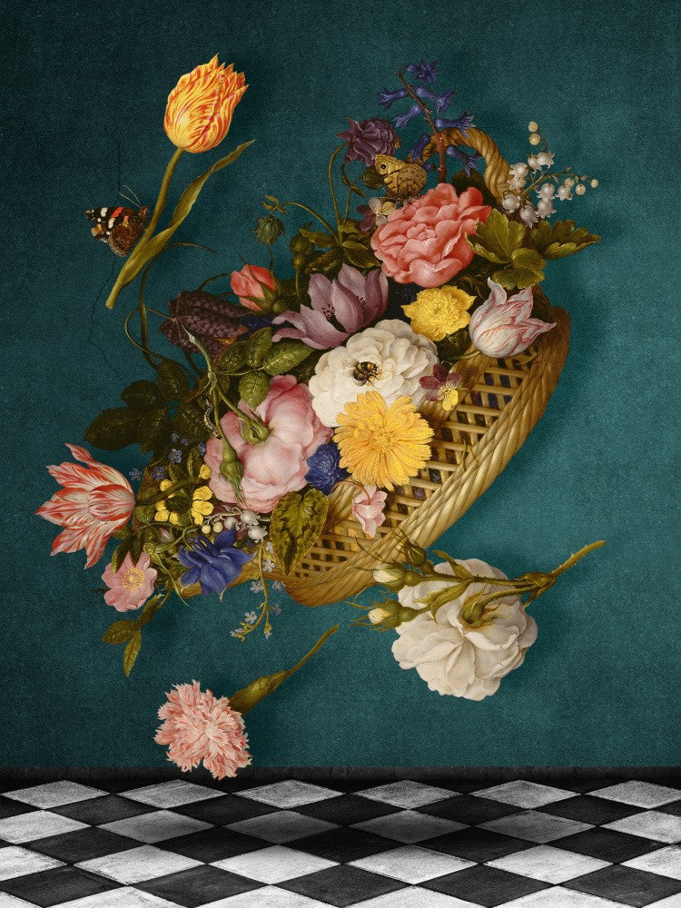 Floating Floral Basket