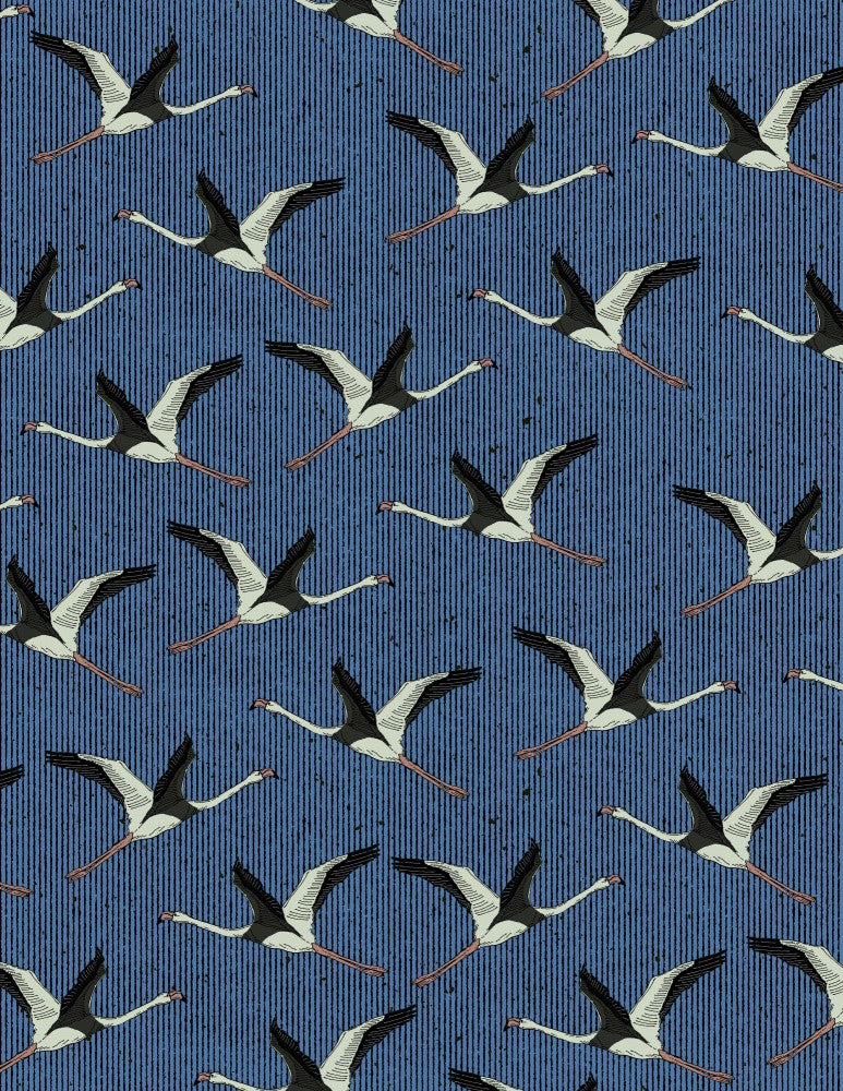 Vintage Flamingo Print