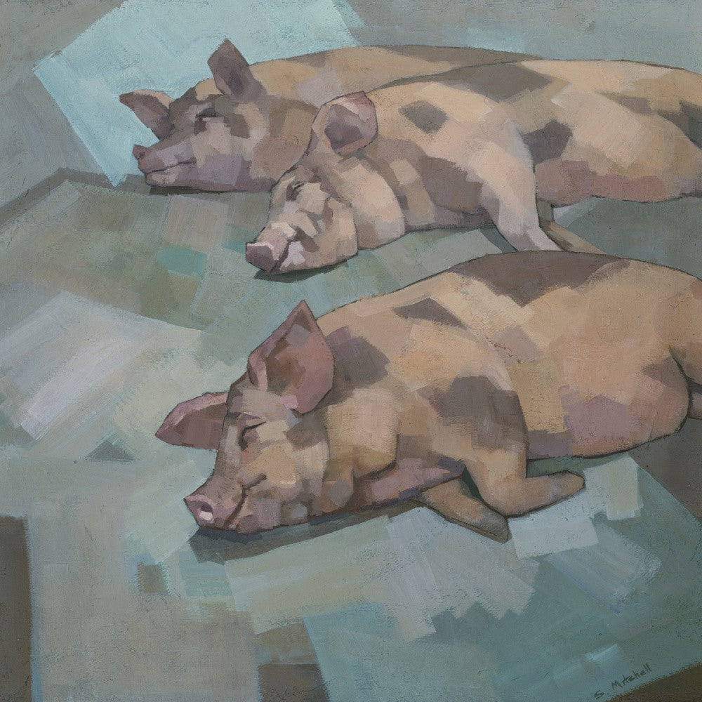 Schlafende Schweine