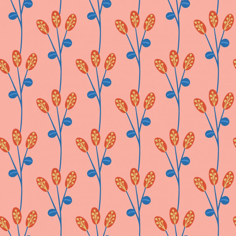 Clover Pattern Orange