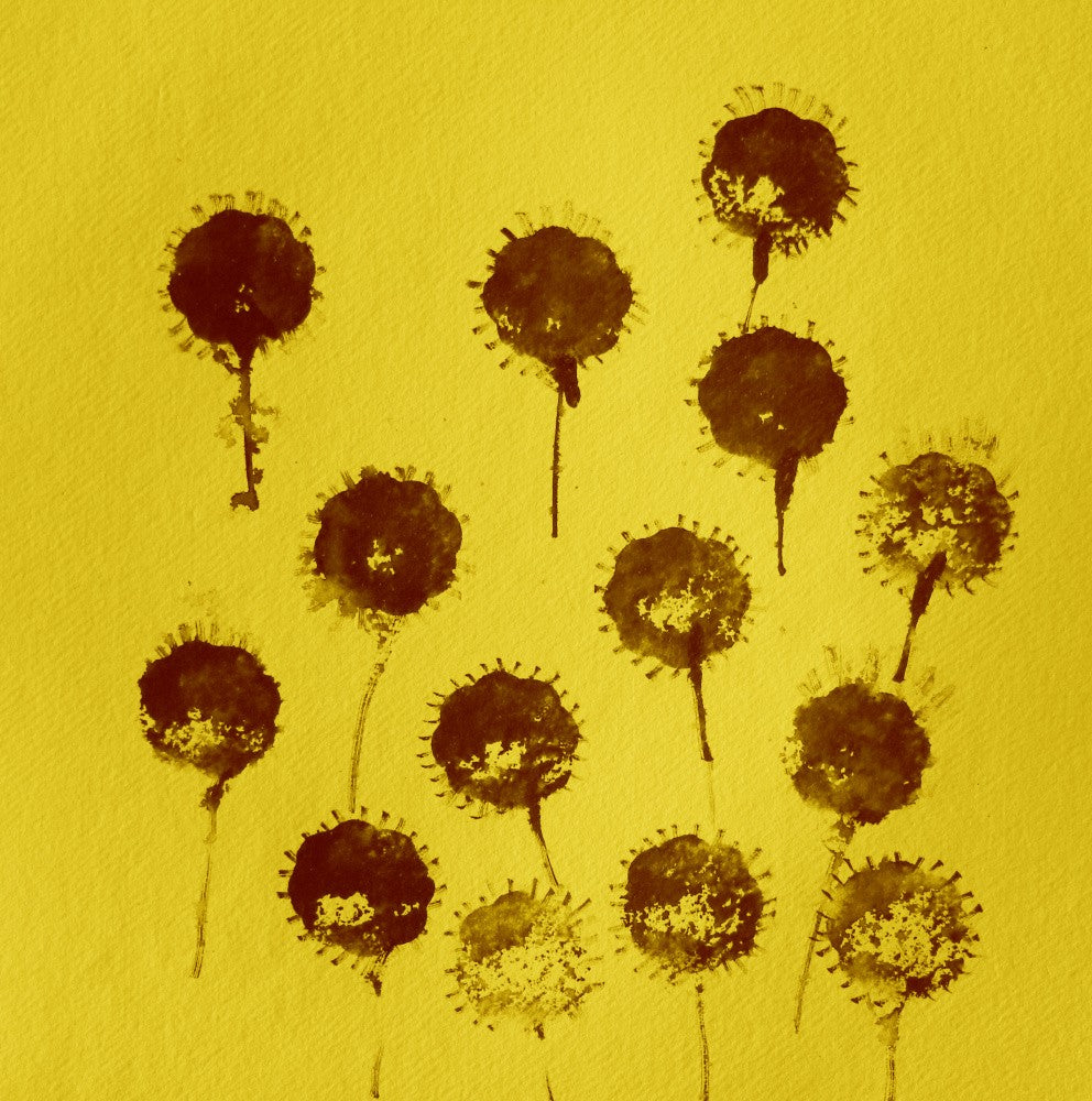 Sonnenblumen-Silhouetten