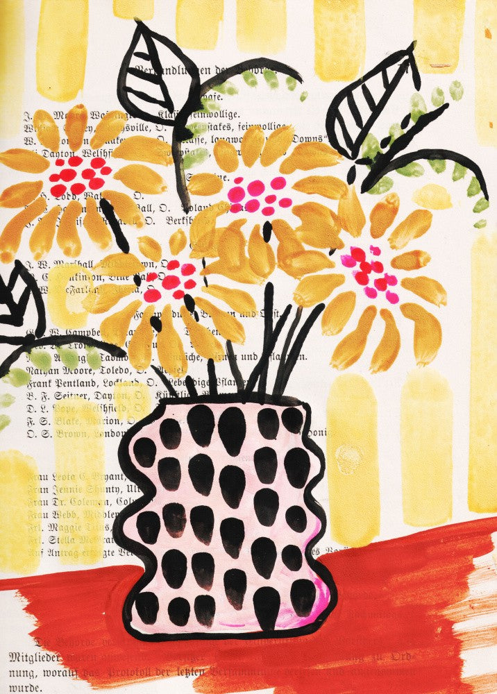 Sonnenblumen in einer Vase