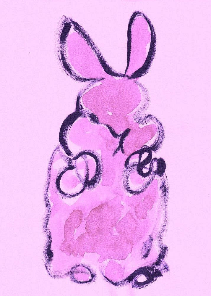 Fantaisie de Lapin Rose