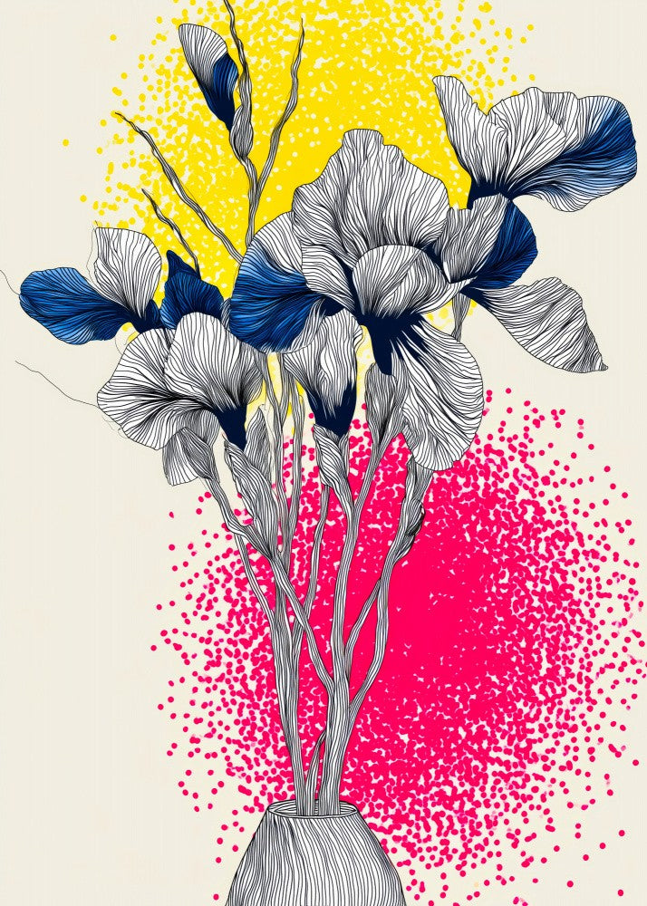 Evergreen Graphic Floral Art 2