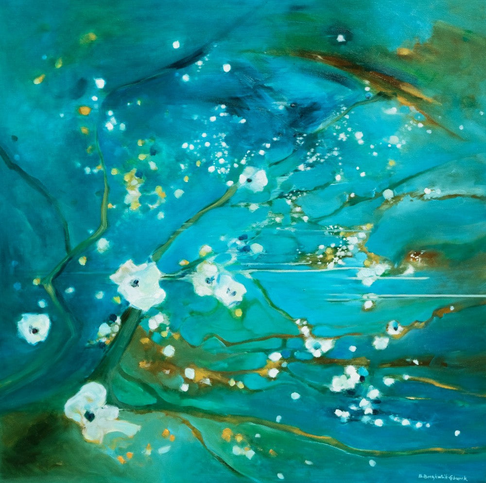 Blend Of Teal And Turquoise Hues