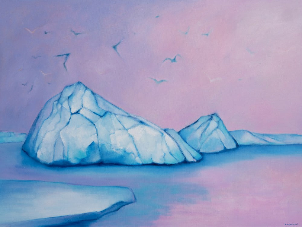 Icy Horizon Glow