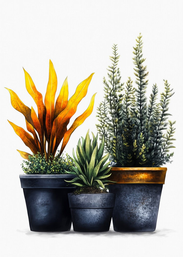 Potted Florals Flowers Evergreen (2)