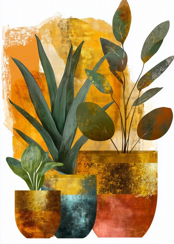 Potted Florals Flowers Evergreen (5)