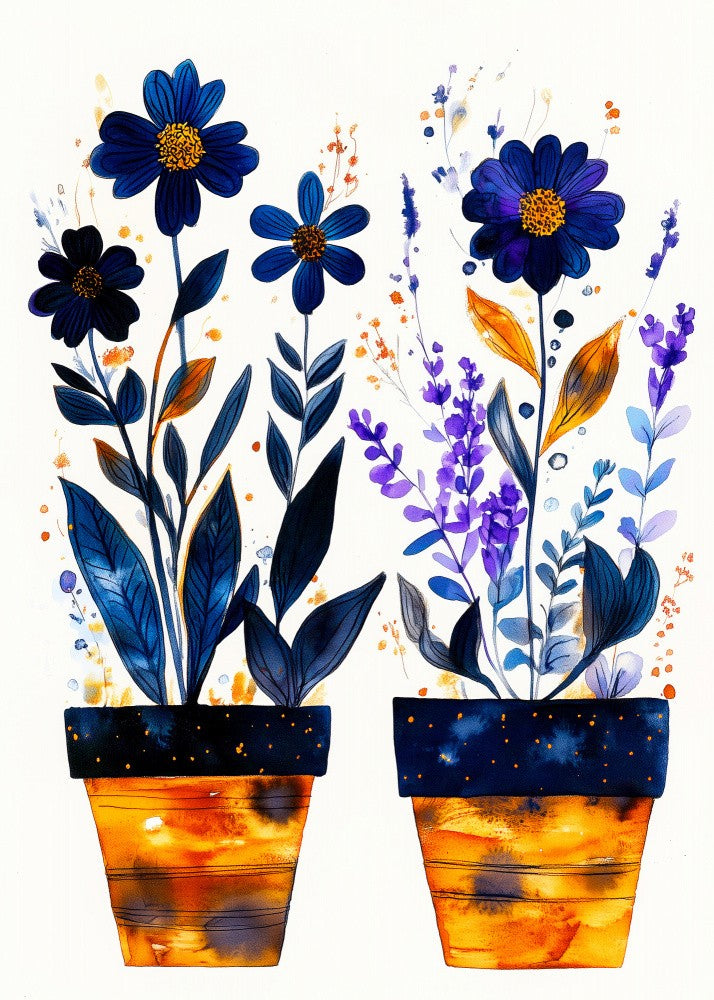 Potted Florals Flowers Evergreen (9)