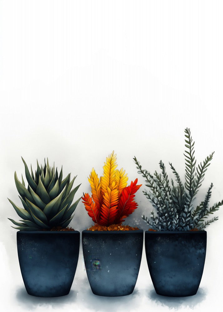 Potted Florals Flowers Evergreen (15)