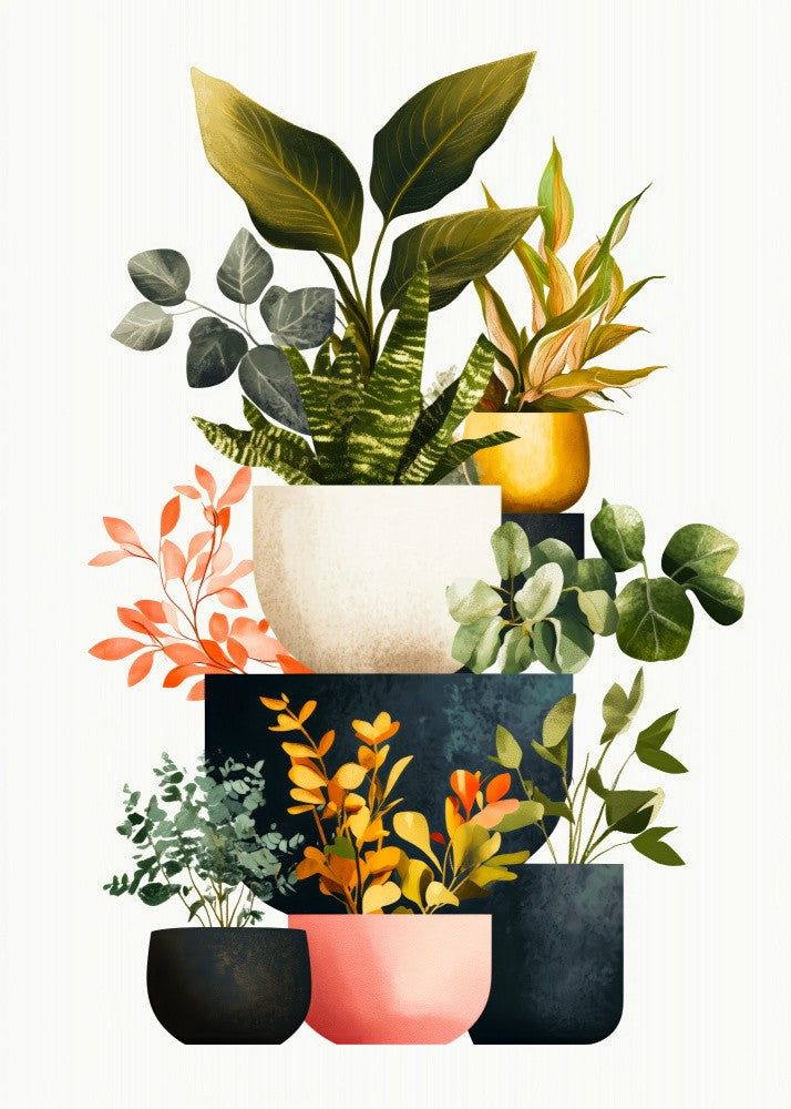 Potted Florals Flowers Evergreen (43)