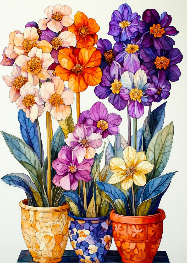 Potted Florals Flowers Evergreen (52)