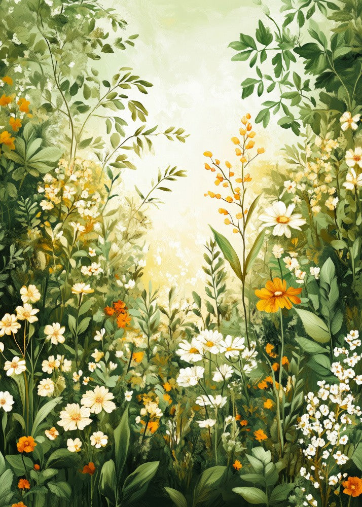 Wildblumenwiese Immergrüne Blumen 42