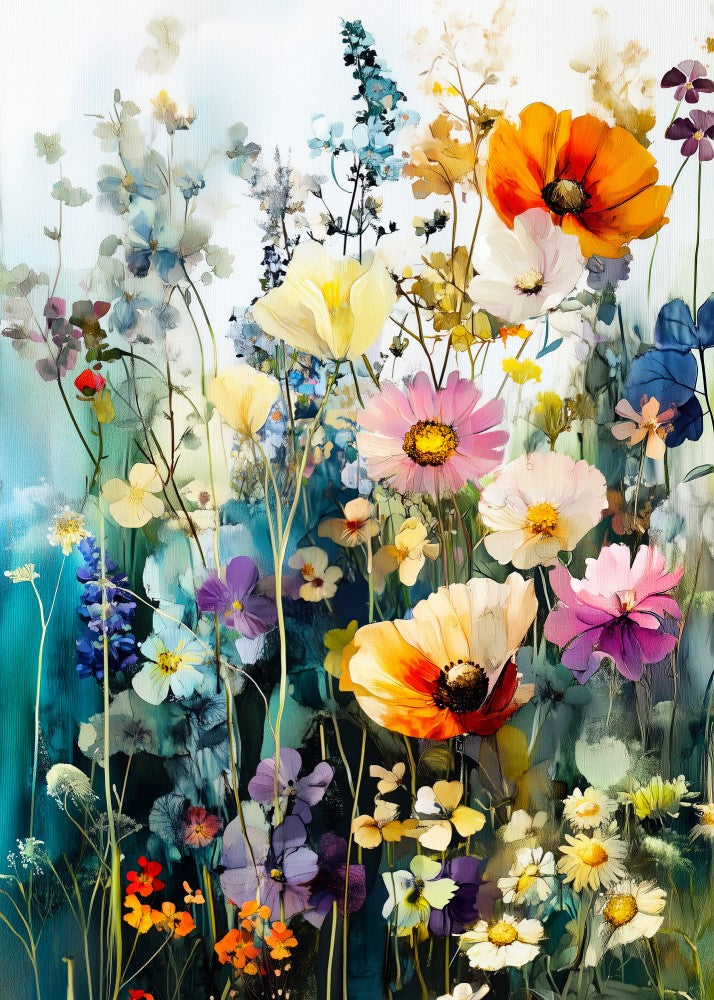 Wildblumenwiese Immergrüne Blumen 70