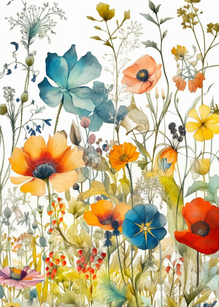 Wildblumenwiese Immergrüne Blumen 71