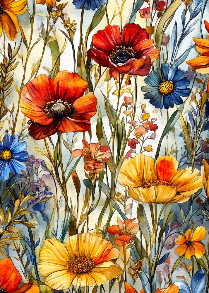 Wildflower Meadow Evergreen Flowers 74