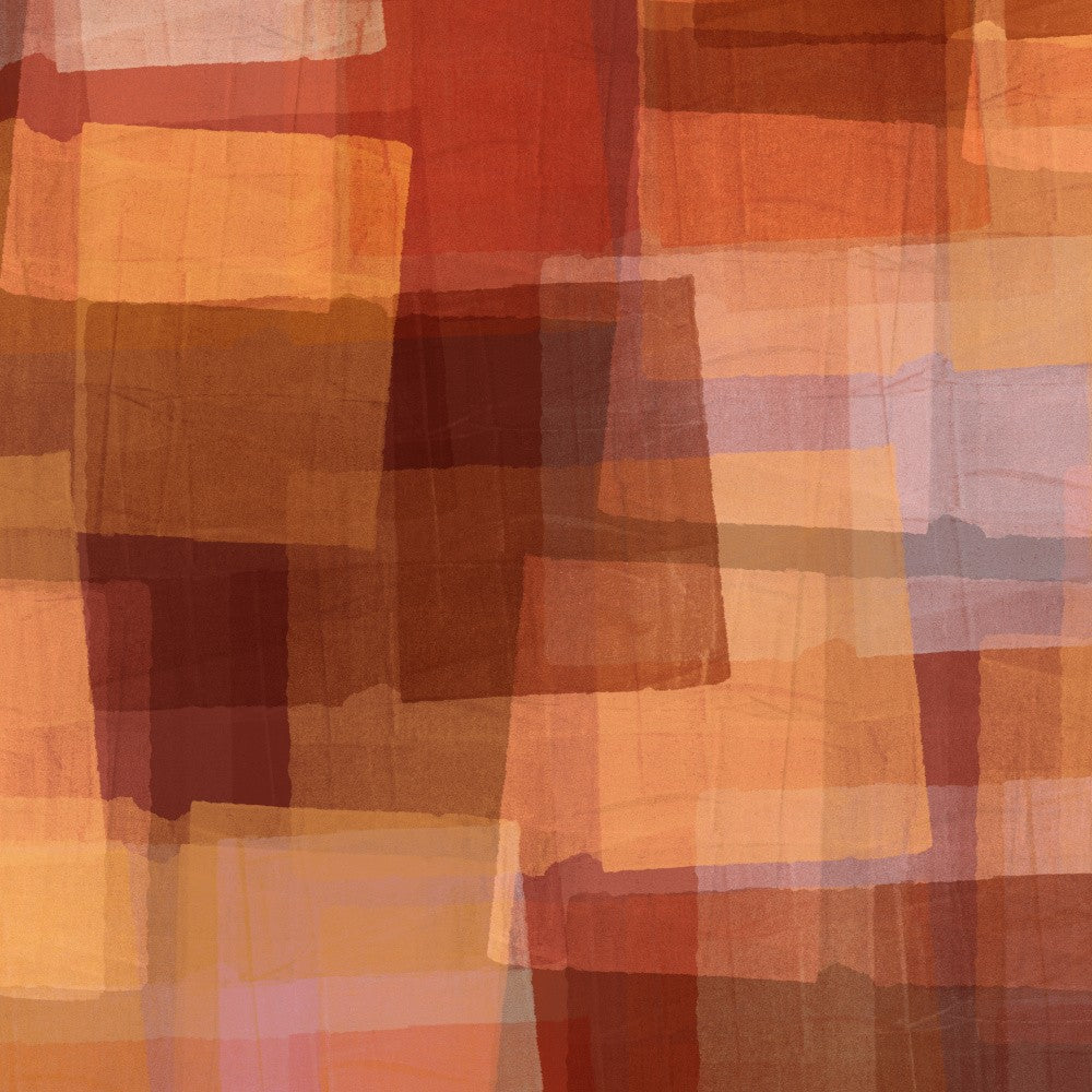 Terracotta Harmony in Color Blocks