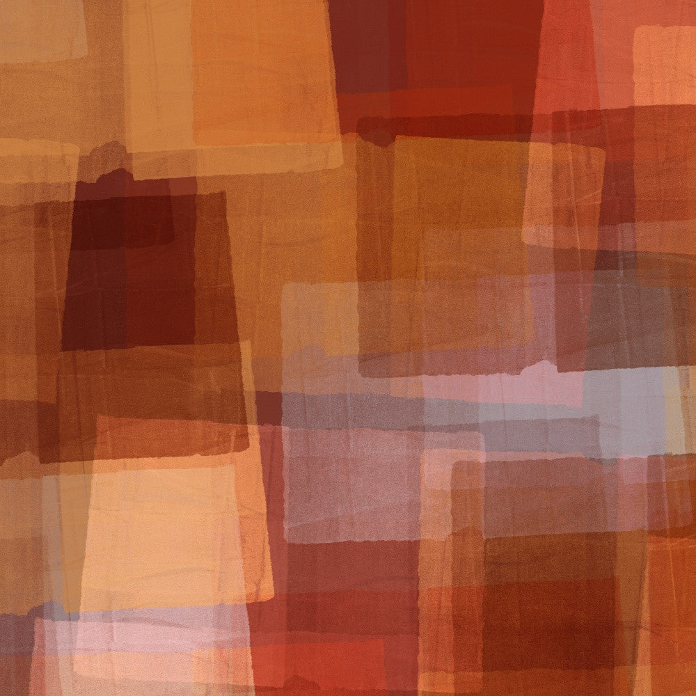 Ochre and Brown Abstract Layers