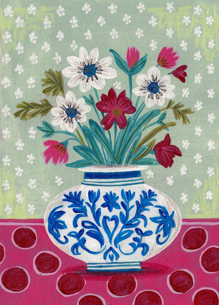 Flowers in Vase Still life