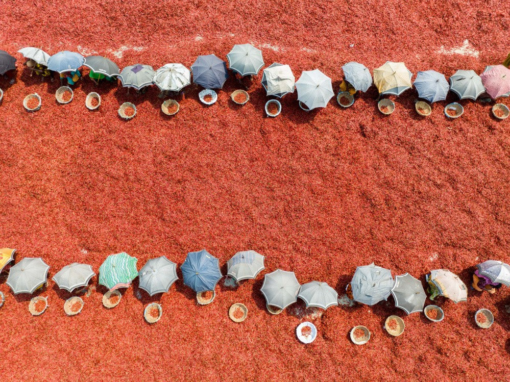 Working under umbrellas