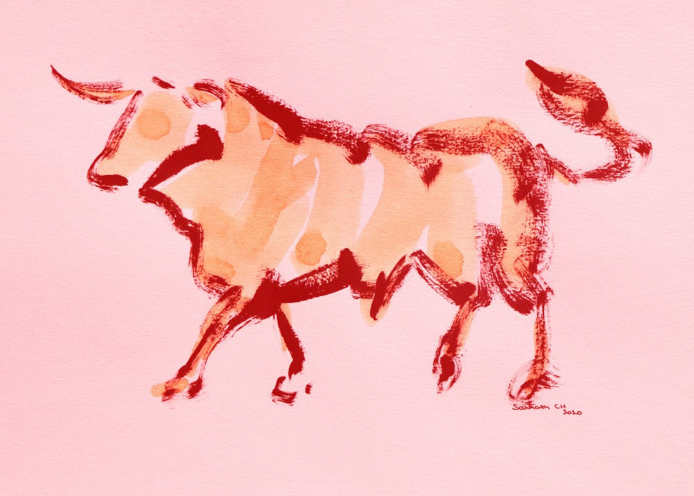 Fiery Bull Stride