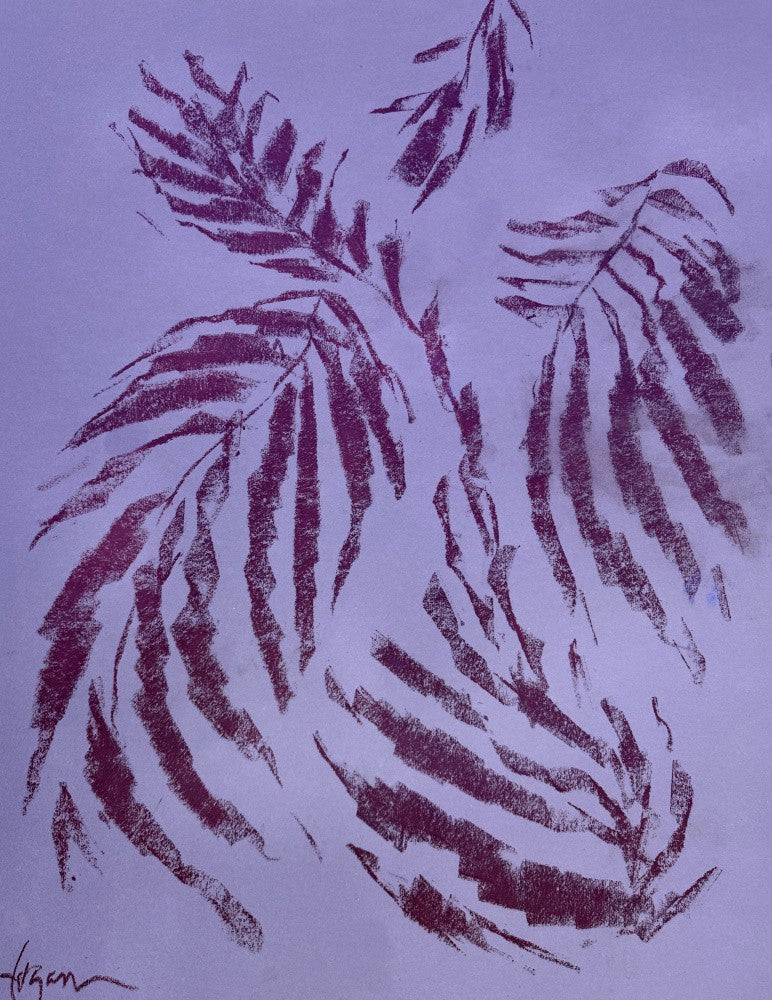 Palms I   Blue