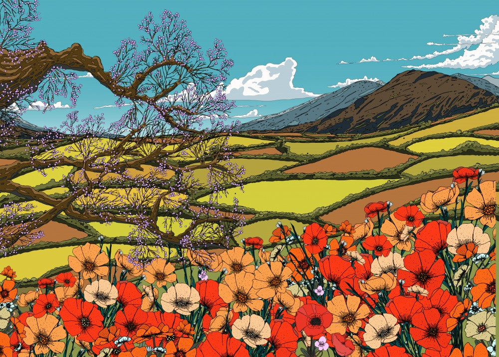 Wildflower Blossom Landscape