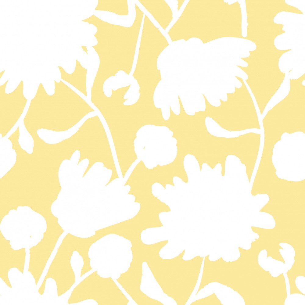 Butter Yellow Floral pattern