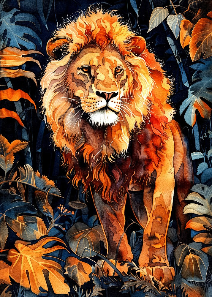 Tropische Tiere Löwe (1)