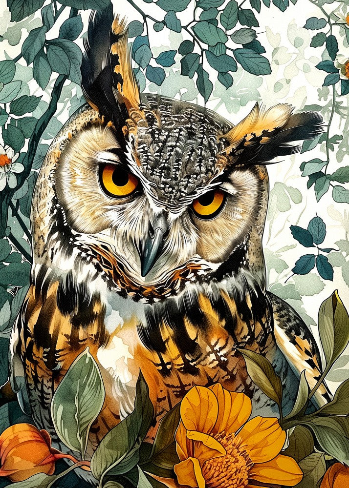 Tropical Animals Owl (1)
