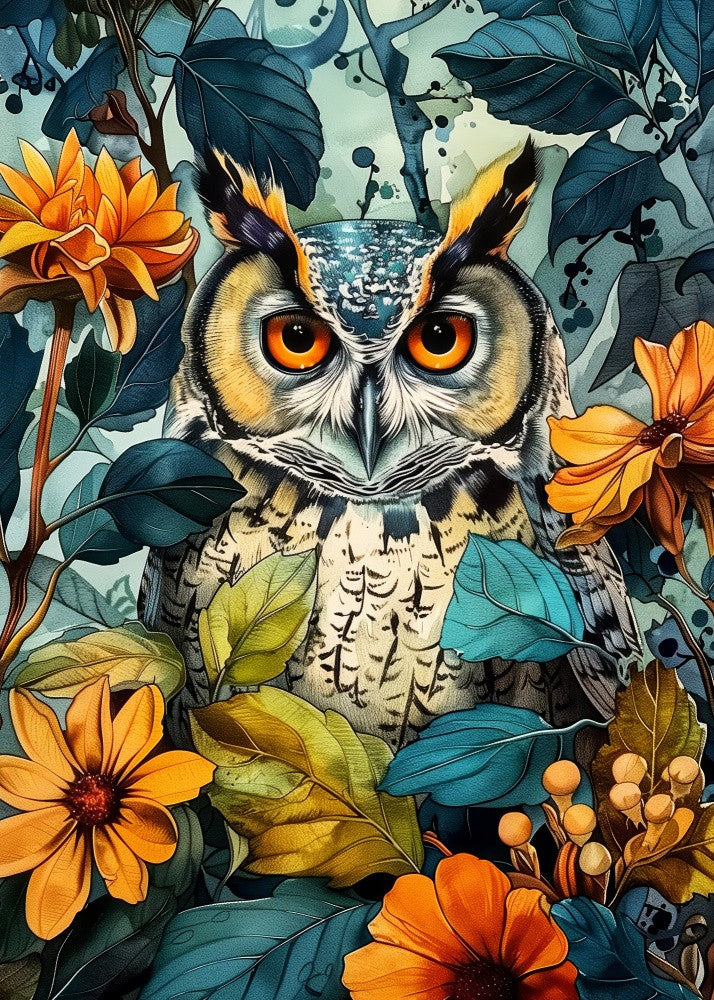 Tropical Animals Owl (2)
