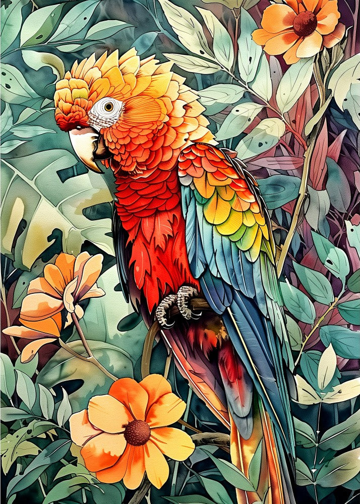 Tropical Animals Parrot (1)