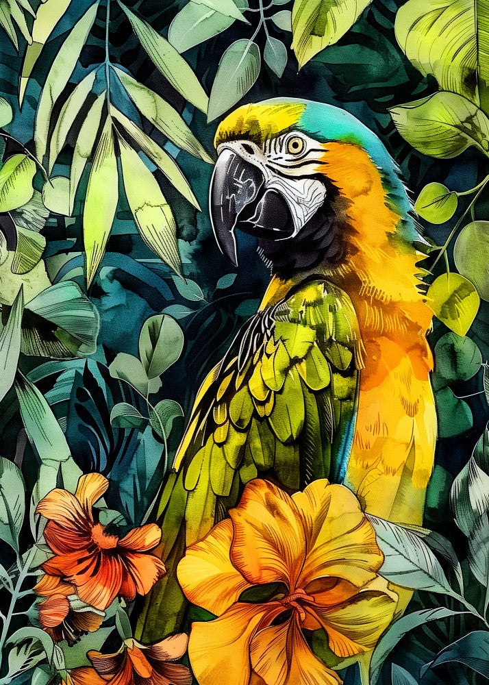 Tropical Animals Parrot (2)