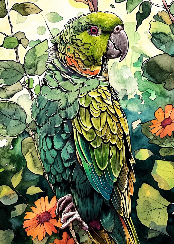 Tropical Animals Parrot (3)