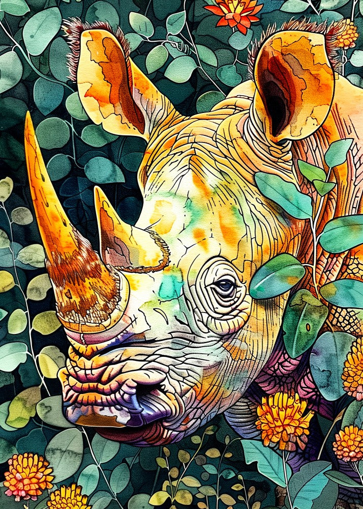 Tropical Animals Rhinoceros (1)