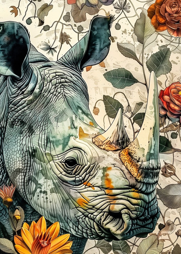 Tropical Animals Rhinoceros (2)